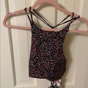 Prana Colorful Strappy Swim Suit Top